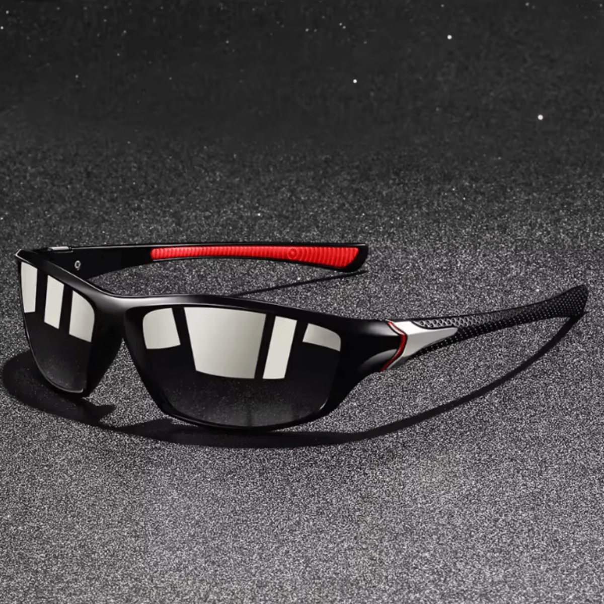 Polarized Sunglasses with UV400 Protection and Rubber Grip