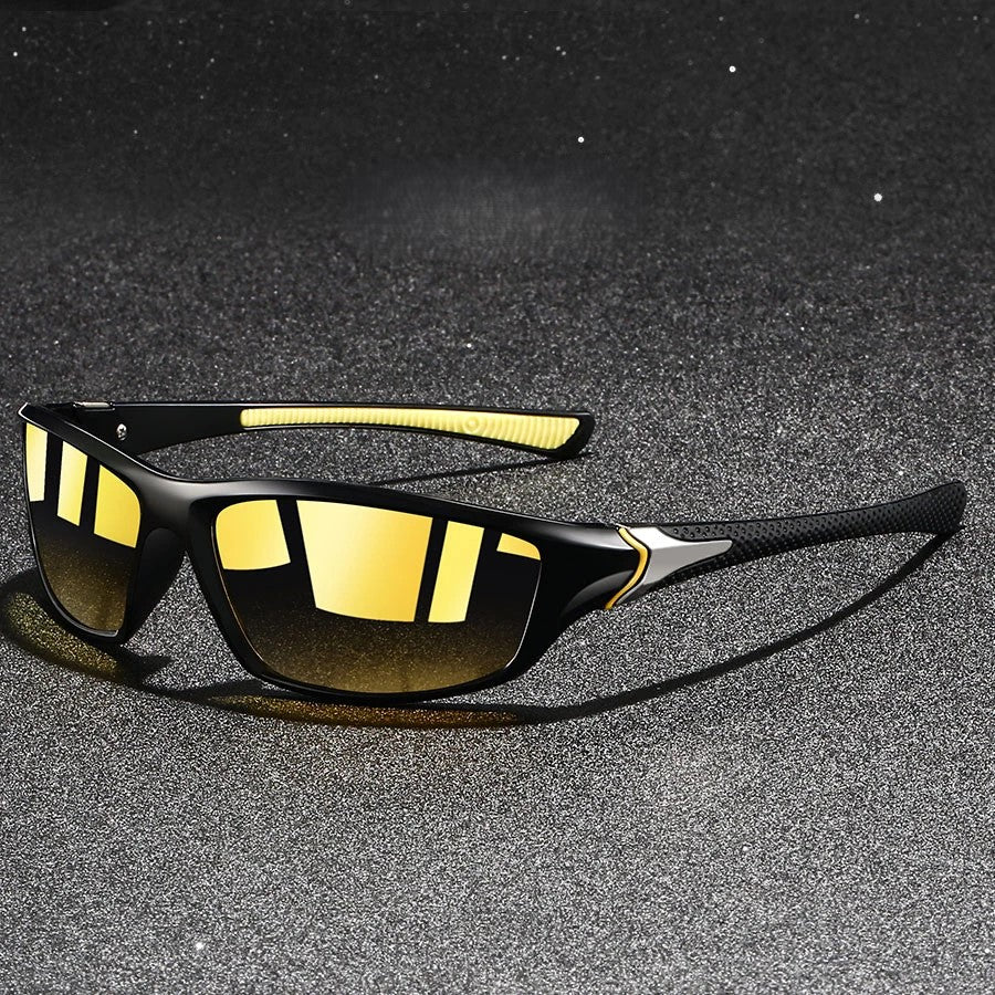 Polarized Sunglasses with UV400 Protection and Rubber Grip