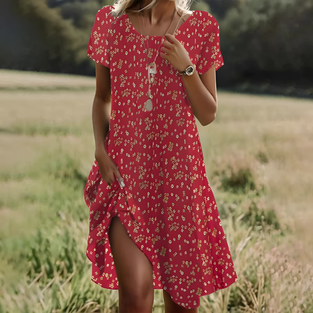 Polka Dot Midi Dress