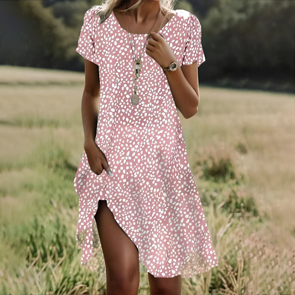 Polka Dot Midi Dress
