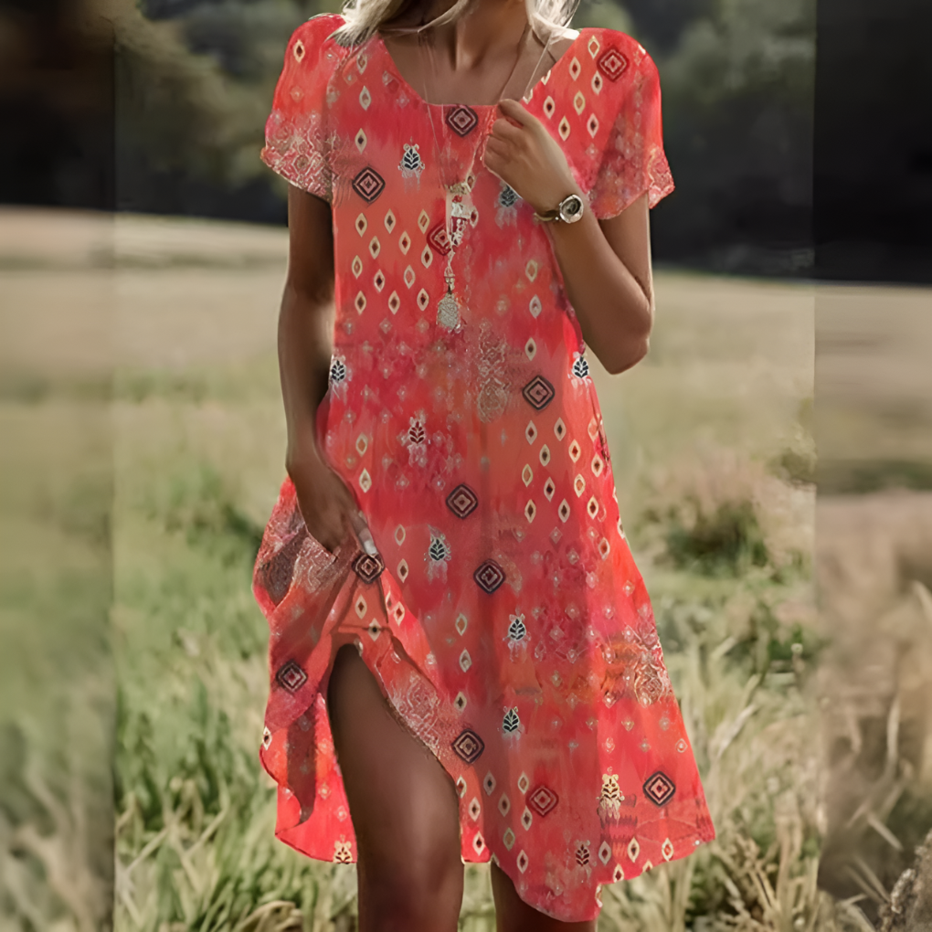 Polka Dot Midi Dress