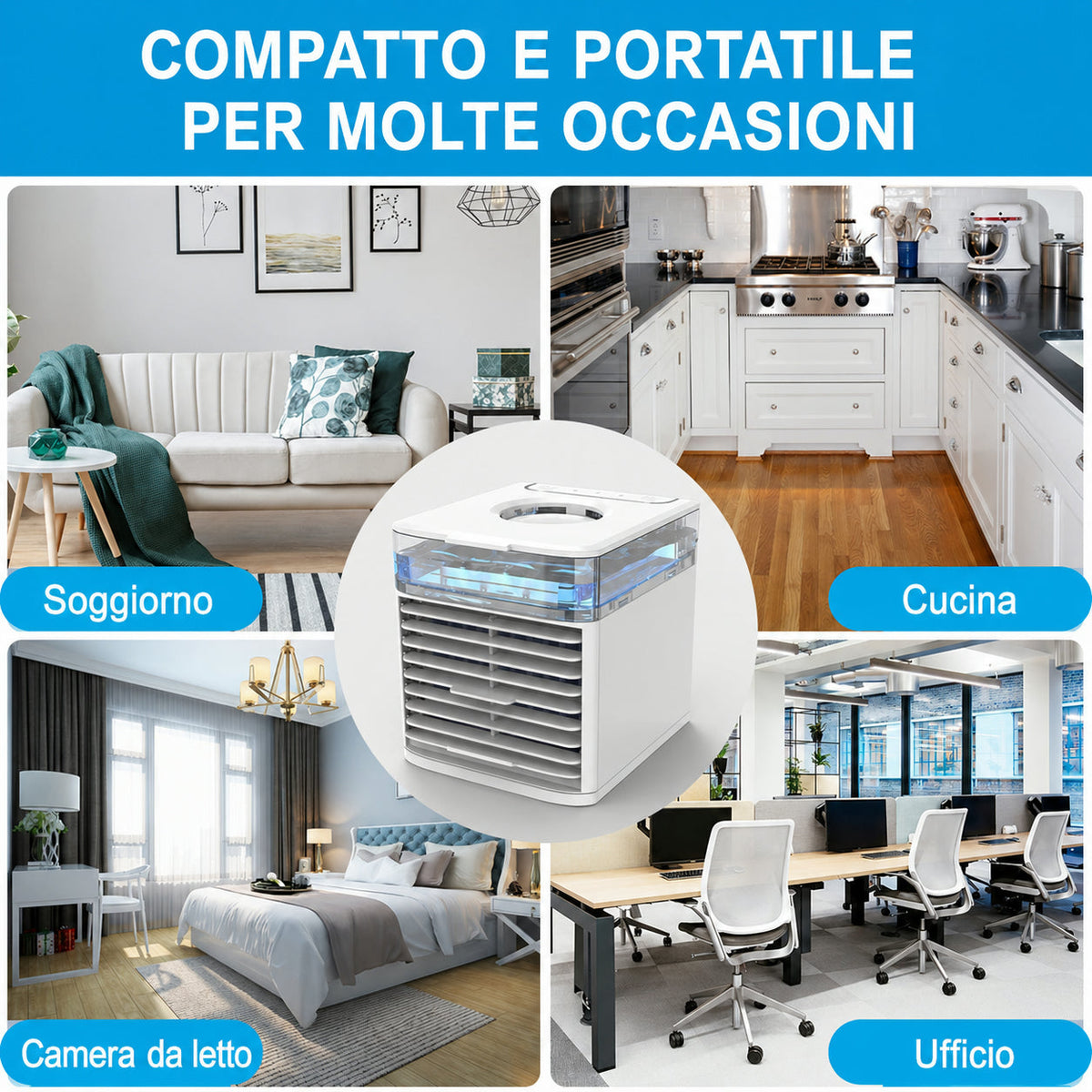 Portable Air Conditioner and Mini Fan