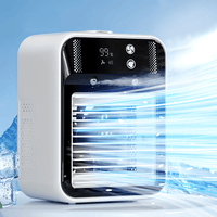 Portable Air Conditioner Fan with Rechargeable Battery and Adjustable Speed – Compact USB Cooling Device for Home and Travel