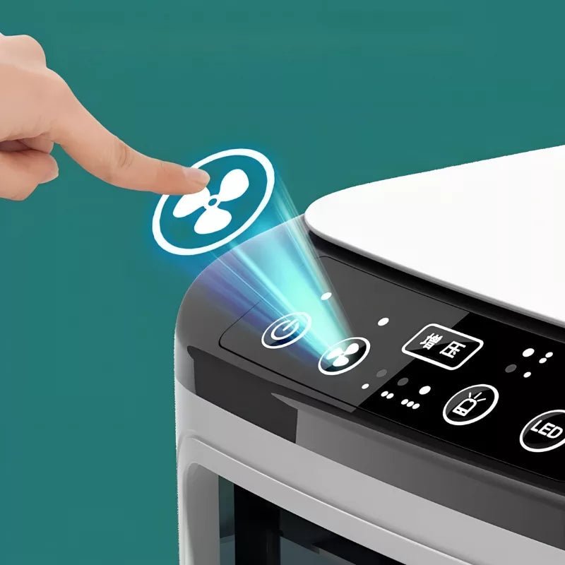 Portable Air Cooler with Humidifier and LED Light