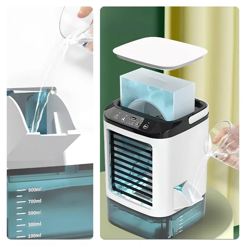Portable Air Cooler with Humidifier and LED Light