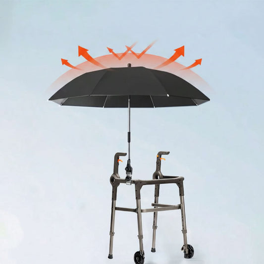 Portable Beach and Camping Umbrella with 360° Rotation and UV-Resistant Fabric