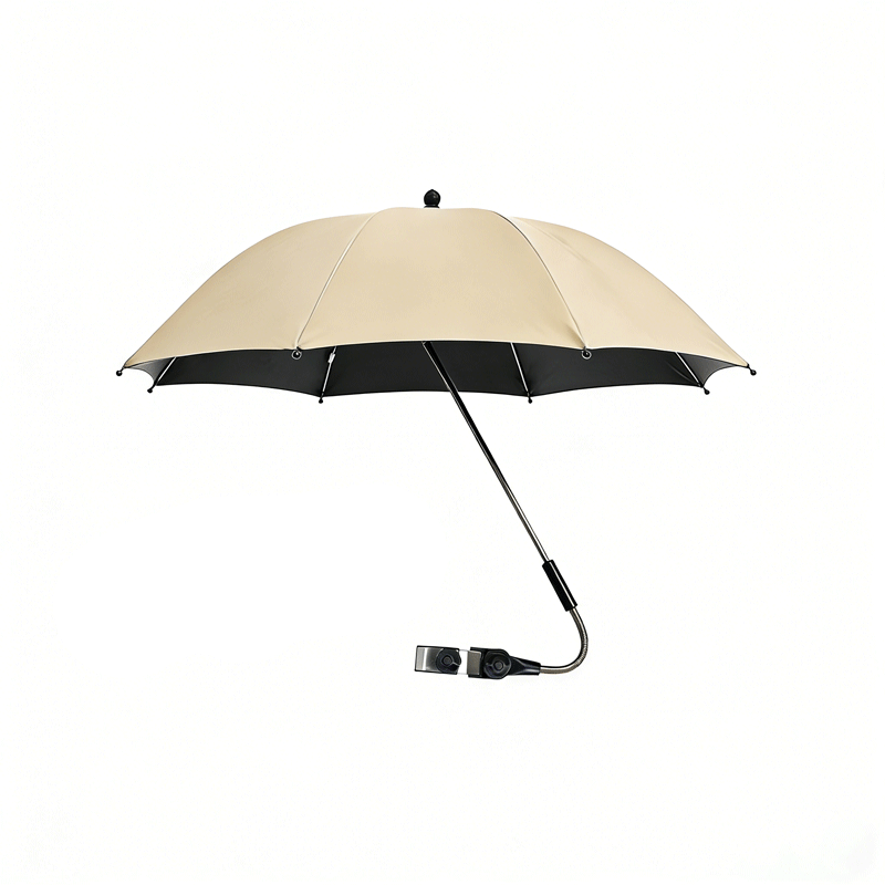 Portable Beach and Camping Umbrella with 360° Rotation and UV-Resistant Fabric