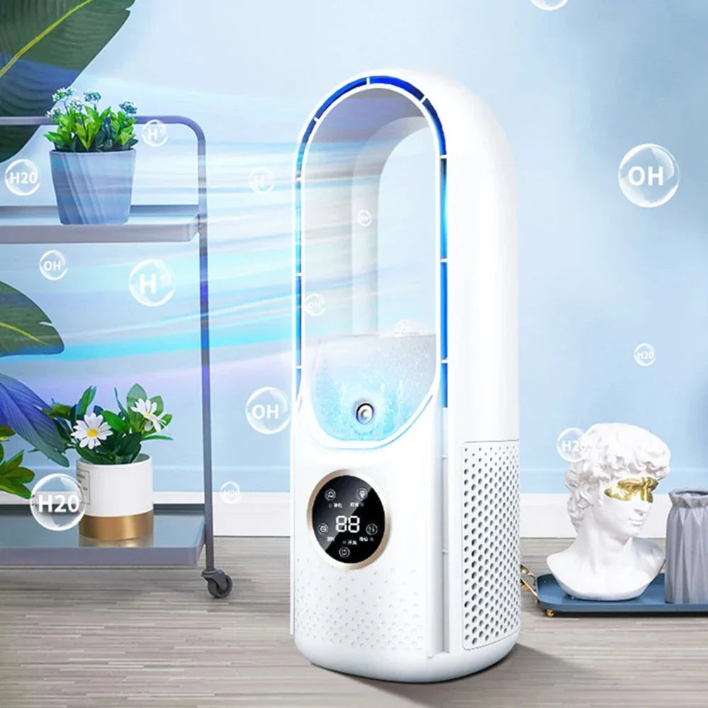 Portable Bladeless Air Conditioner with LED Display