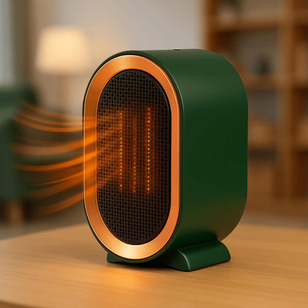 Portable Ceramic Space Heater with Fast and Quiet Heating