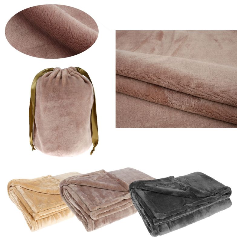 Portable Cordless USB Heated Flannel Blanket