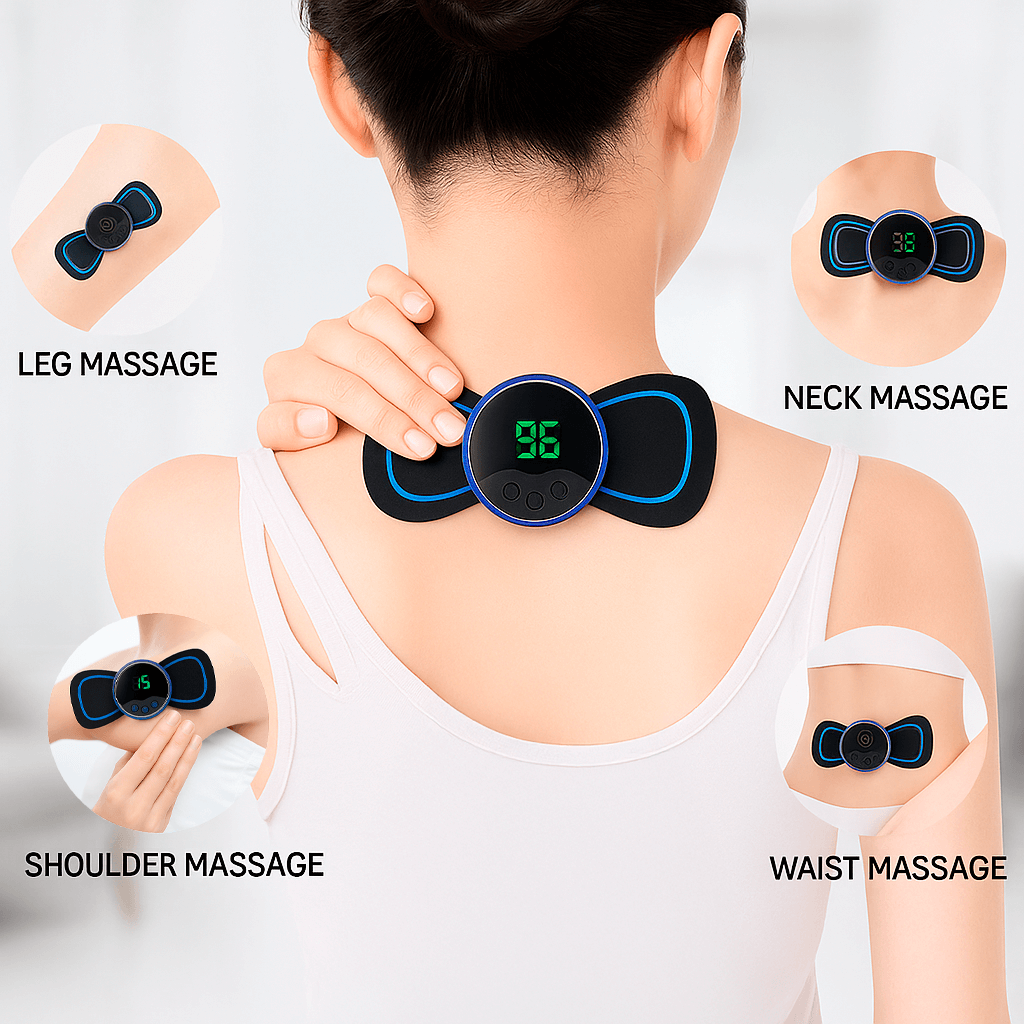 Portable EMS Massage Pad for Muscle Comfort