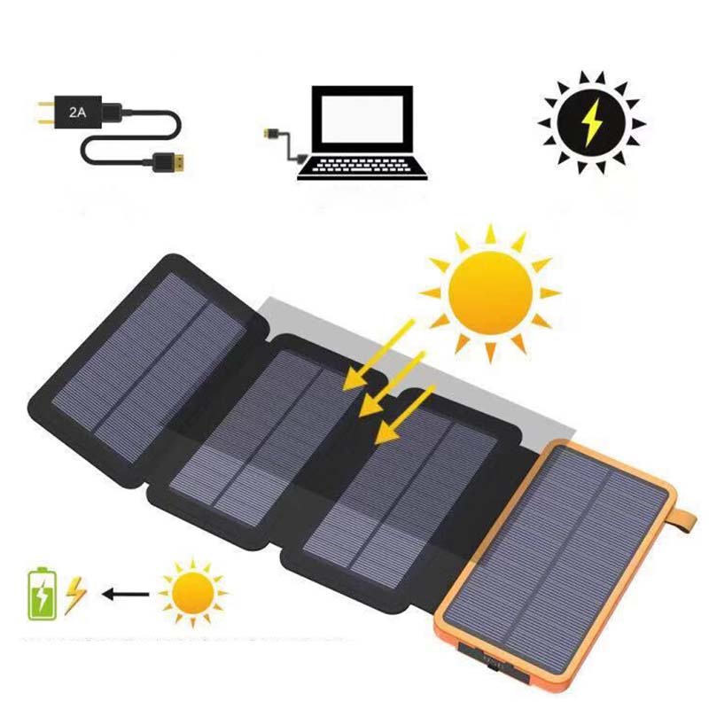 Portable, Foldable and Waterproof Solar Power Bank