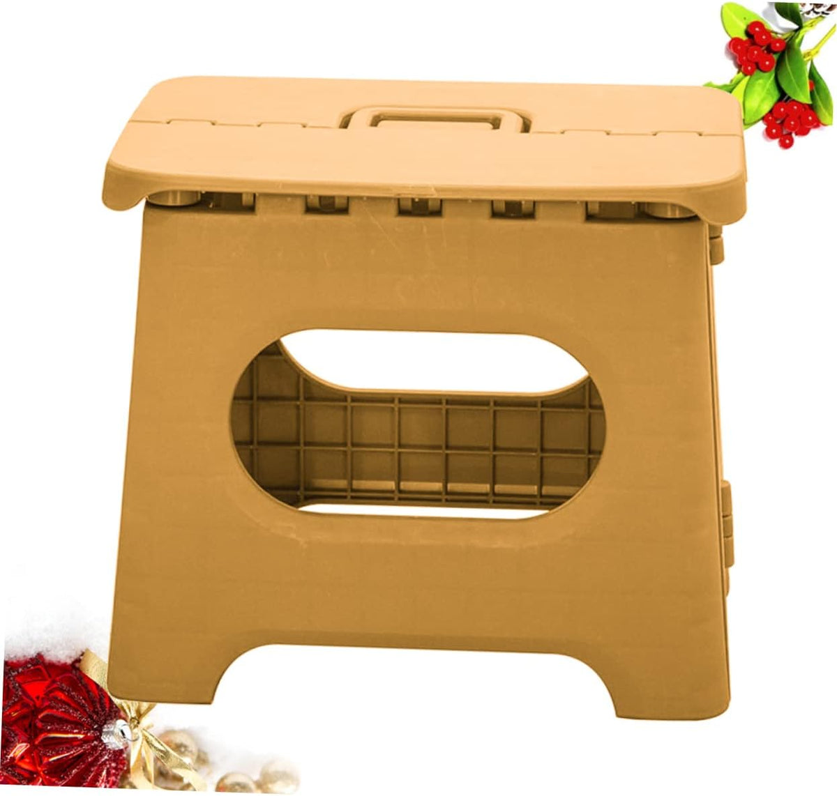 Portable Folding Step Stool with Carry Handle