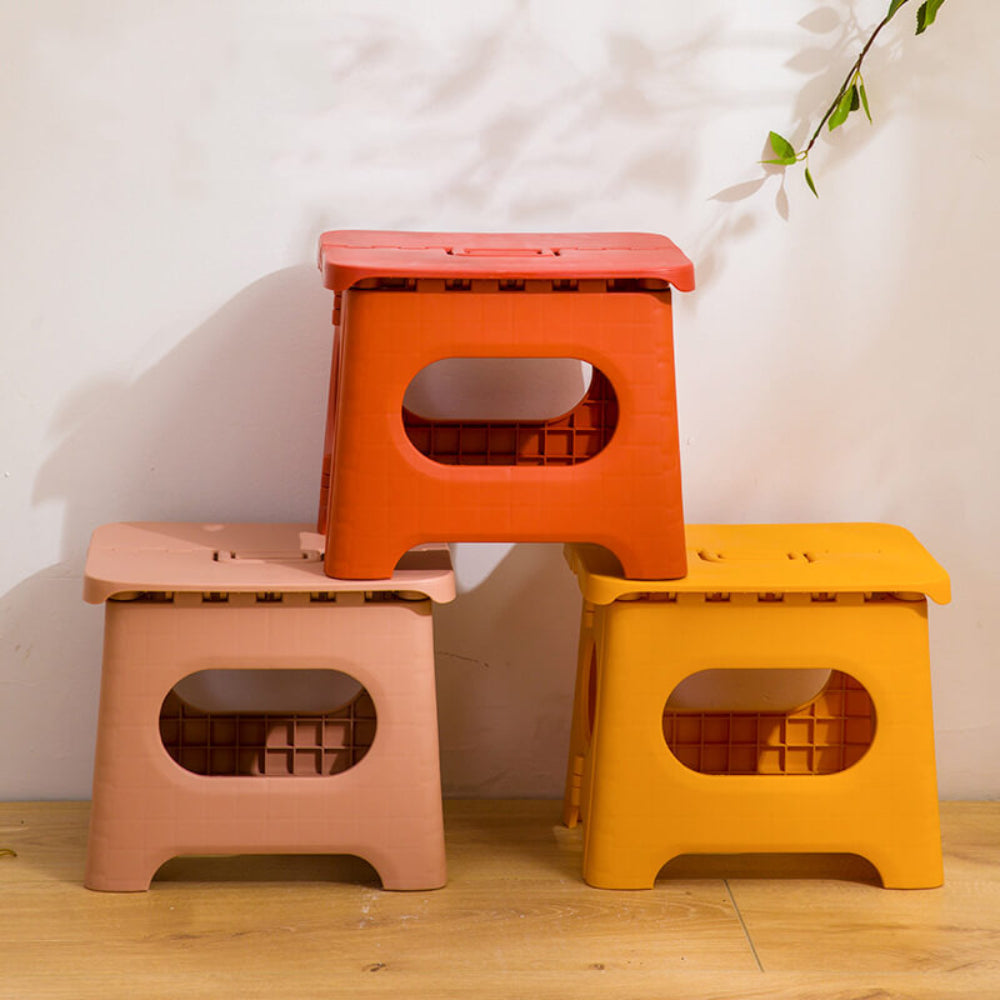 Portable Folding Step Stool with Carry Handle