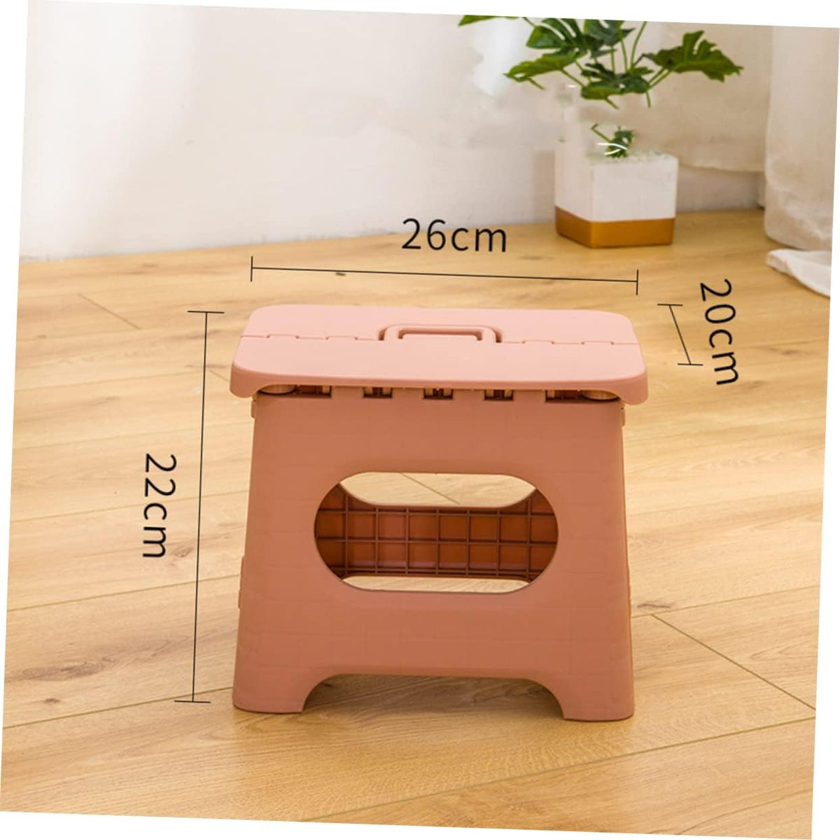 Portable Folding Step Stool with Carry Handle