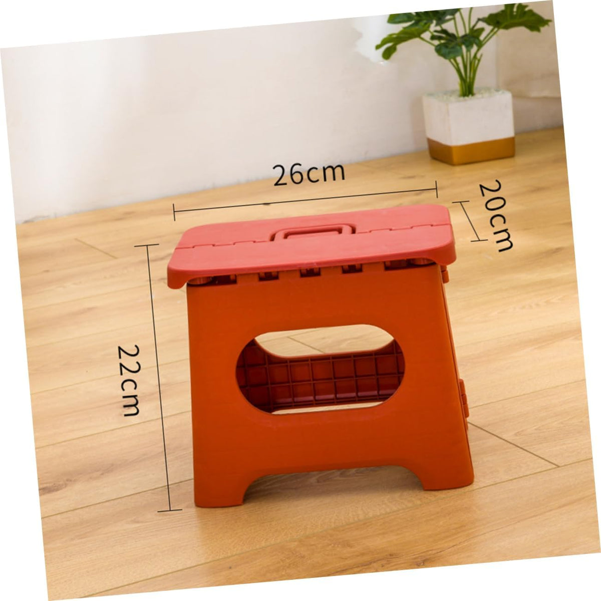 Portable Folding Step Stool with Carry Handle