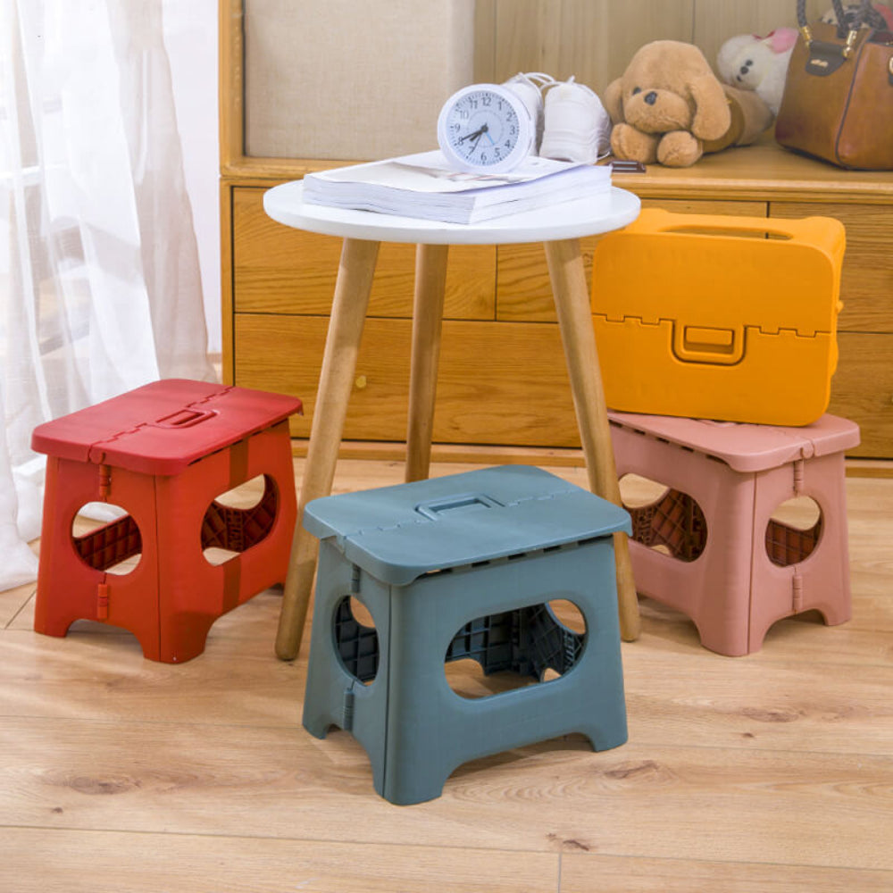 Portable Folding Step Stool with Carry Handle