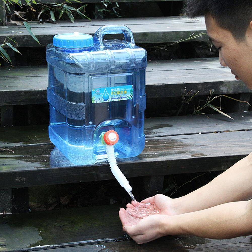 Portable Outdoor Water Storage Container with Tap