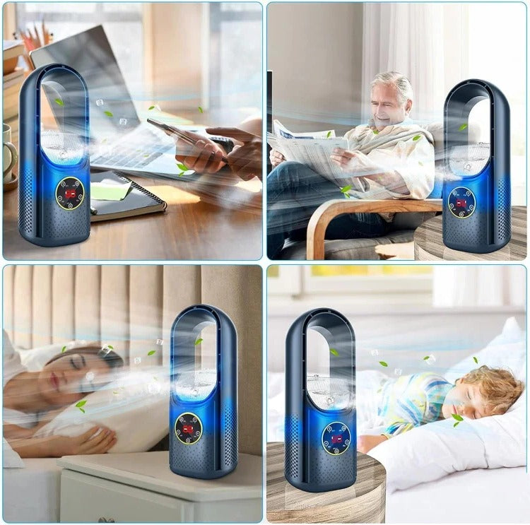 Portable Quiet Bladeless Air Conditioner for Home and Office