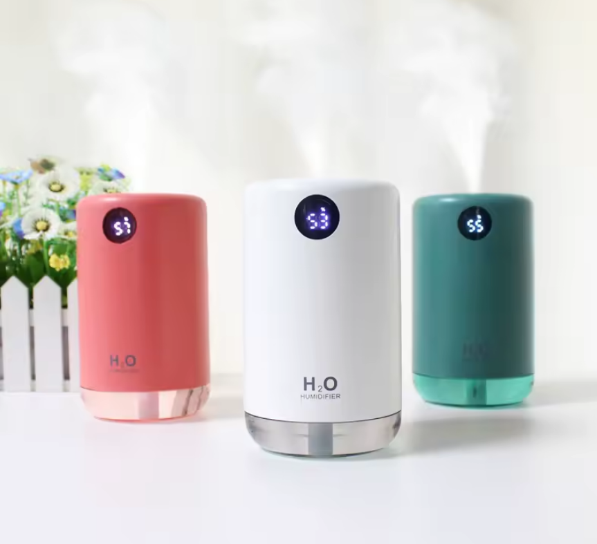 Portable Rechargeable Humidifier – Compact Wireless Air Moisturiser for Home, Office & Travel