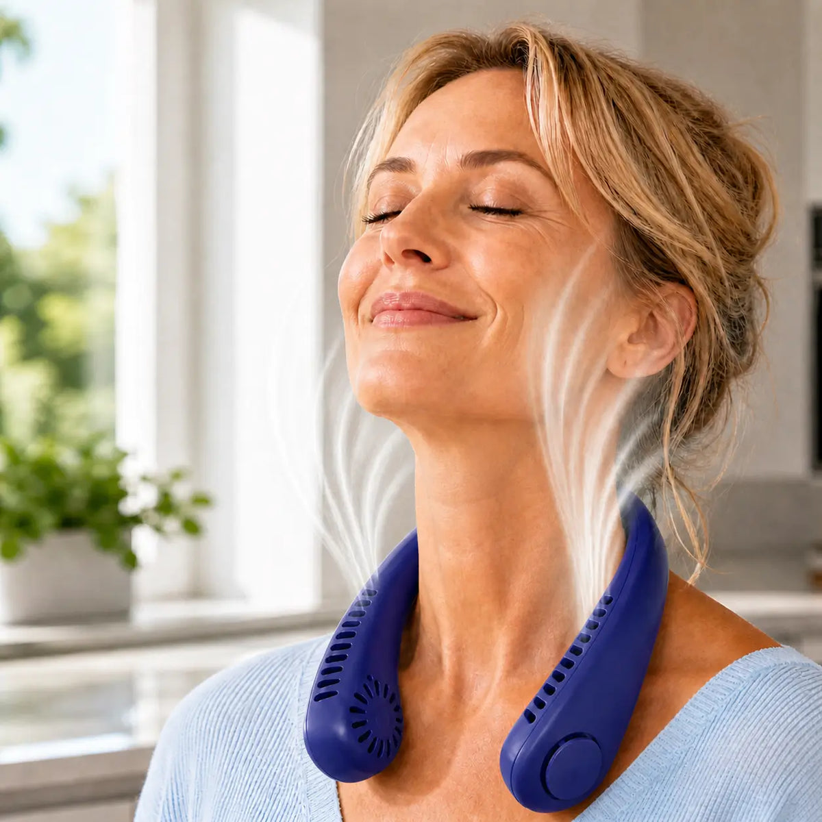 Portable Rechargeable Neck Fan