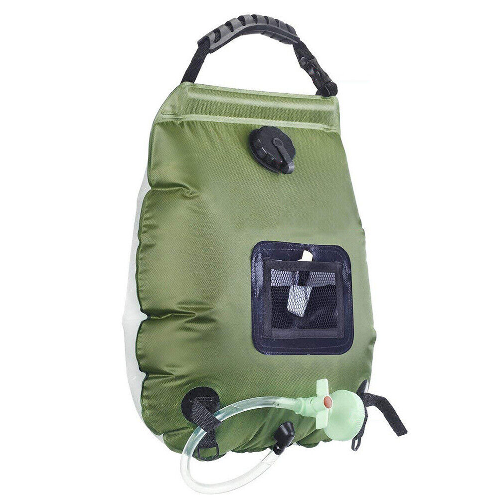 Portable Solar Heated Outdoor Camping Shower Bag - 20L