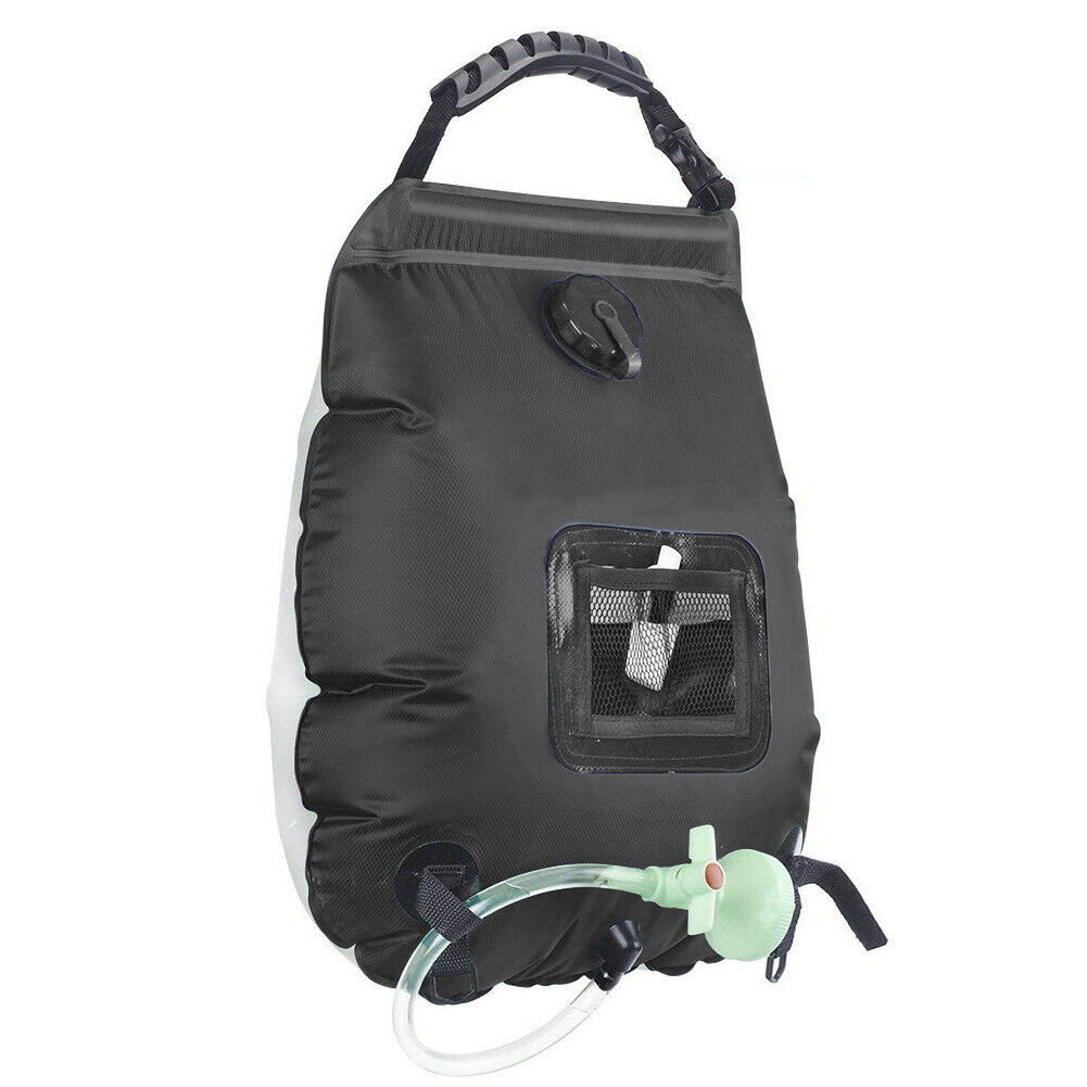 Portable Solar Heated Outdoor Camping Shower Bag - 20L