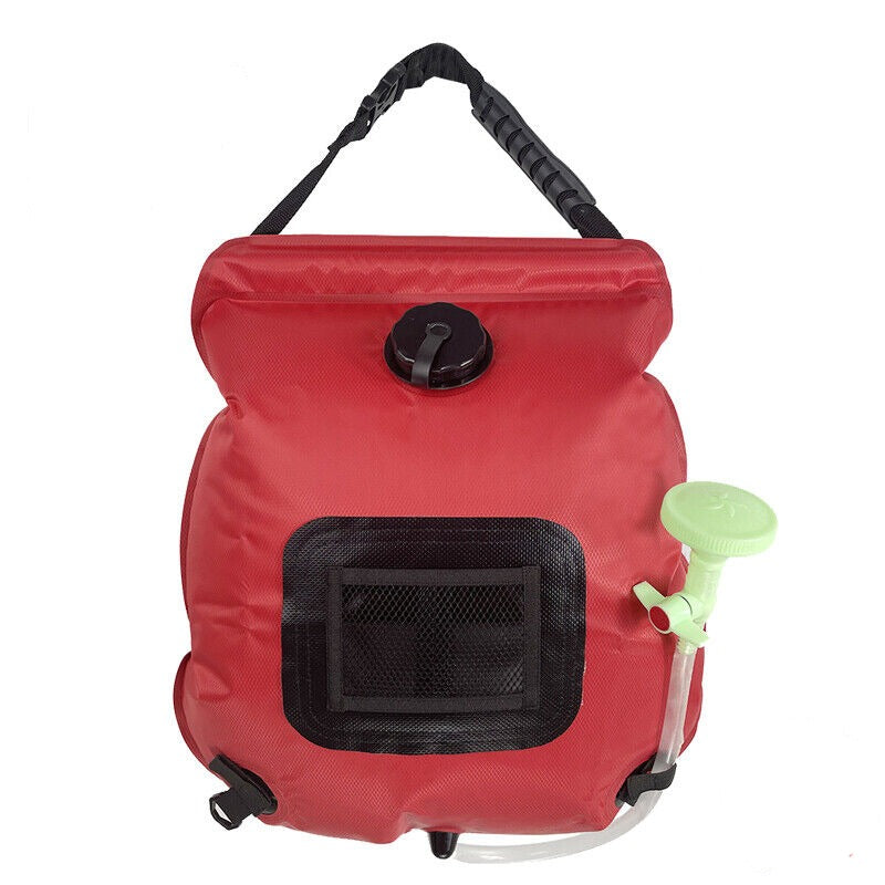 Portable Solar Heated Outdoor Camping Shower Bag - 20L