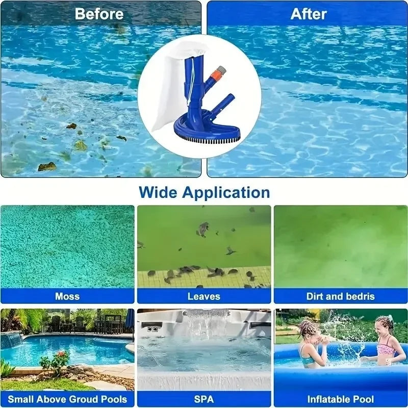 Portable Swimming Pool Vacuum Cleaning Tool