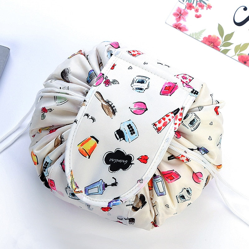 Portable Unisex Drawstring Toiletry and Makeup Bag