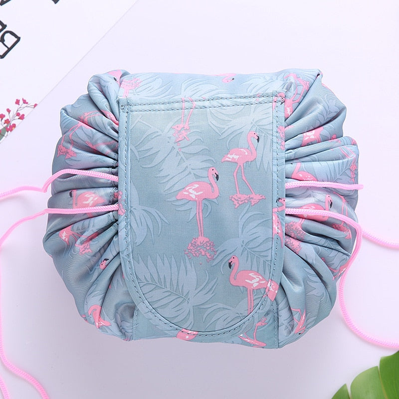 Portable Unisex Drawstring Toiletry and Makeup Bag
