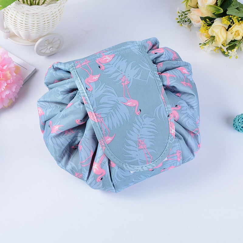 Portable Unisex Drawstring Toiletry and Makeup Bag