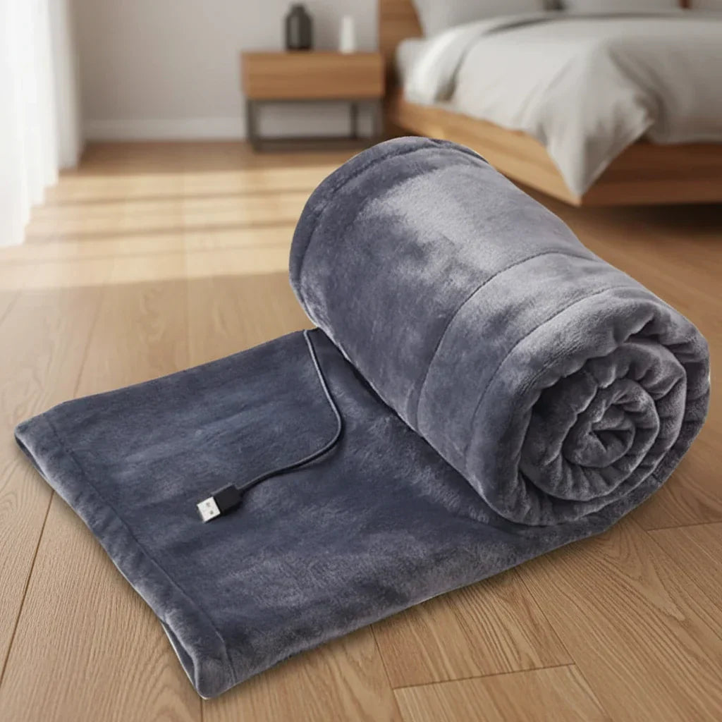 Portable USB Heated Blanket with 3 Heat Settings