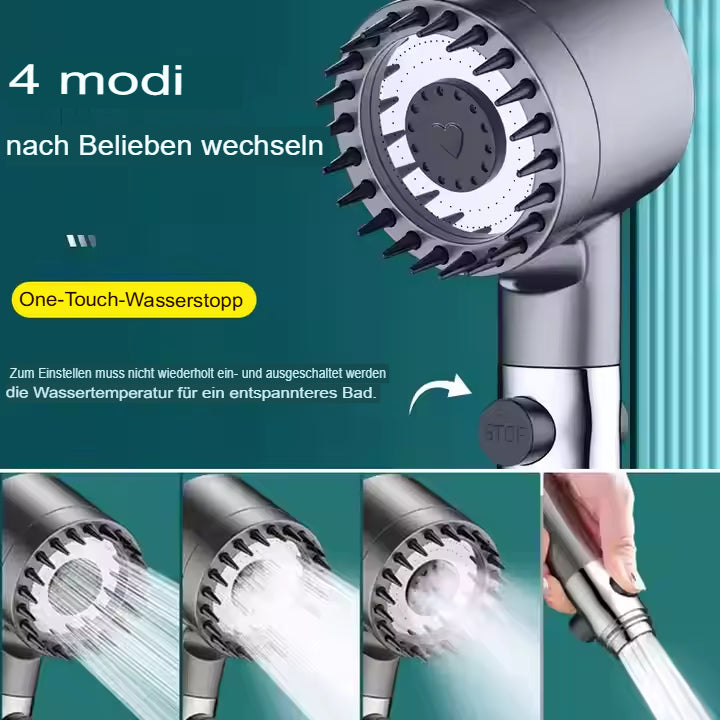 Powerful High-Pressure Shower Head for Efficient Showering