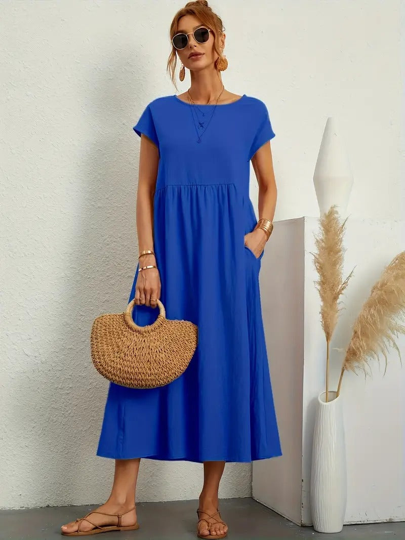 Premium Dress - Pockets - Elegant & Comfortable