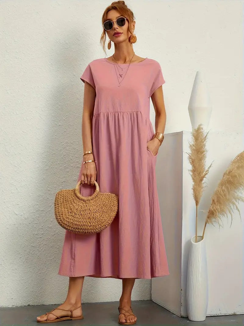Premium Dress - Pockets - Elegant & Comfortable
