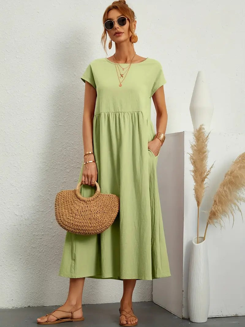 Premium Dress - Pockets - Elegant & Comfortable
