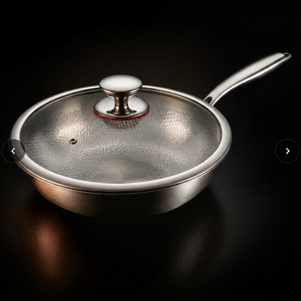 Premium Titanium Alloy Frying Pan