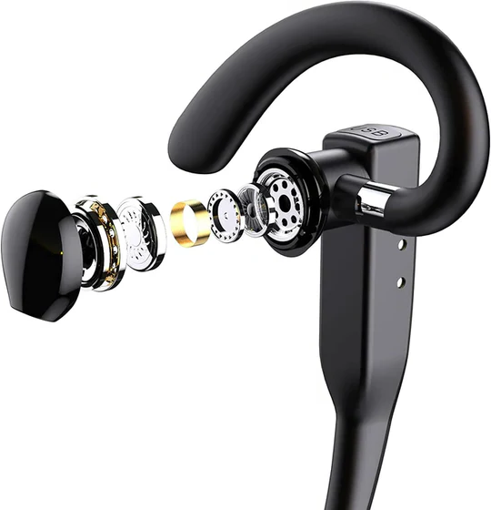 Professional Bluetooth Earpiece with Noise Reduction and Ergonomic Design