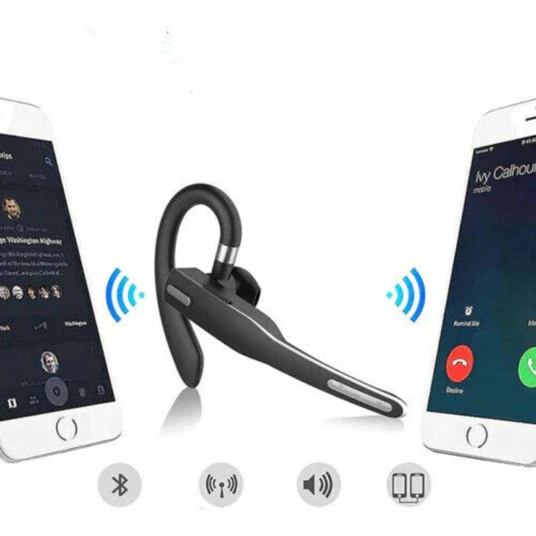 Professional Bluetooth Earpiece with Noise Reduction and Ergonomic Design