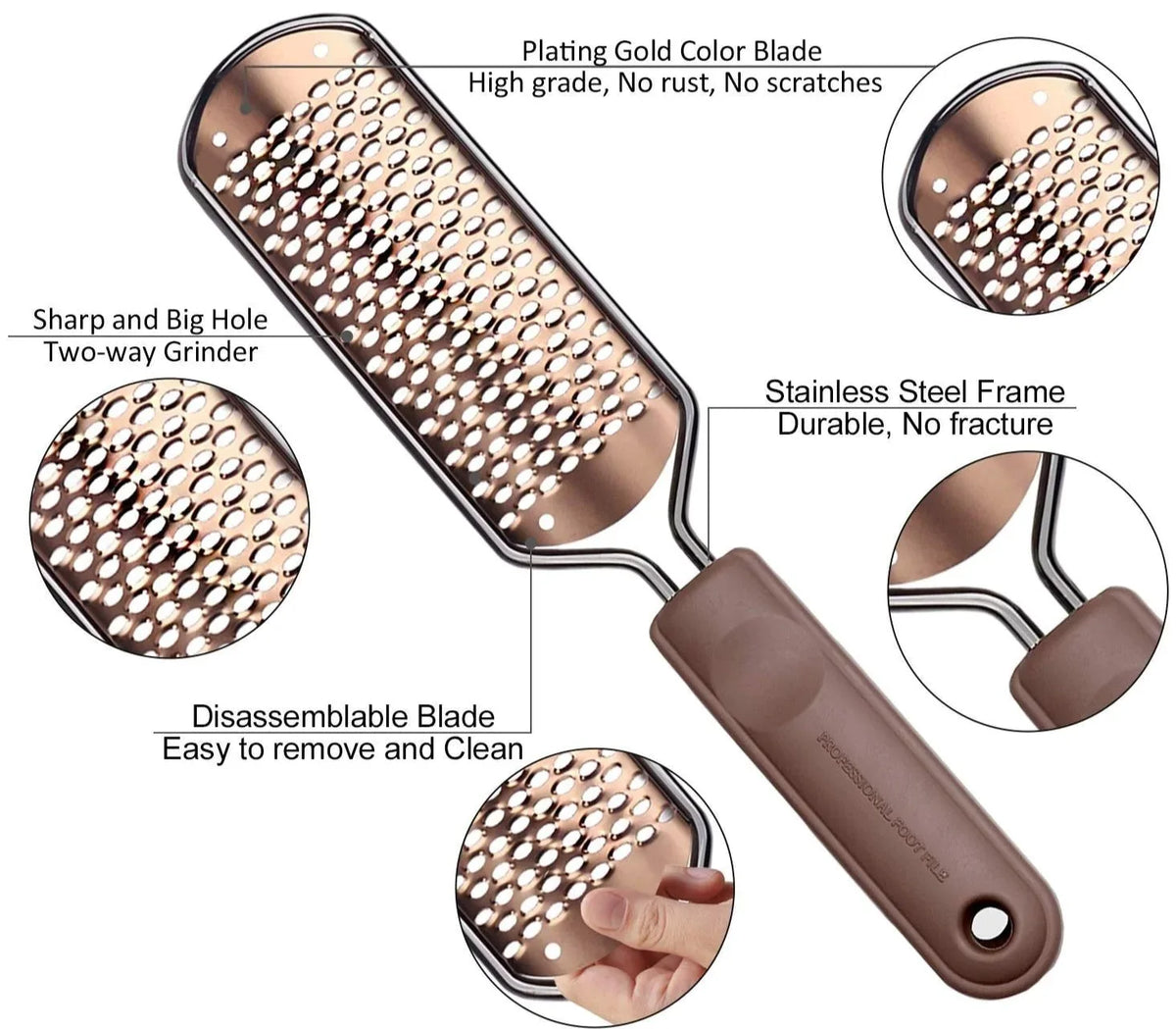 Professional Foot File Callus Remover