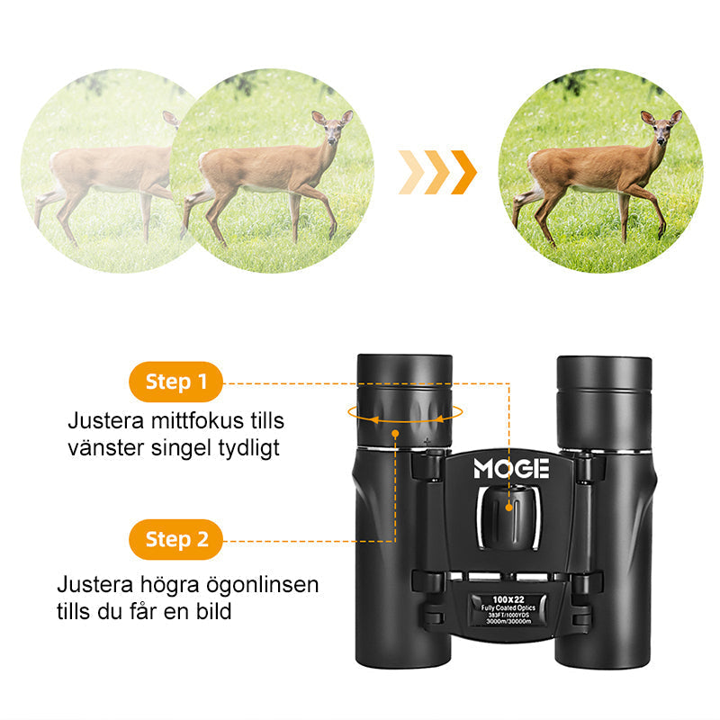 Professional HD Binoculars for Men and Women with Low-Light Night Vision