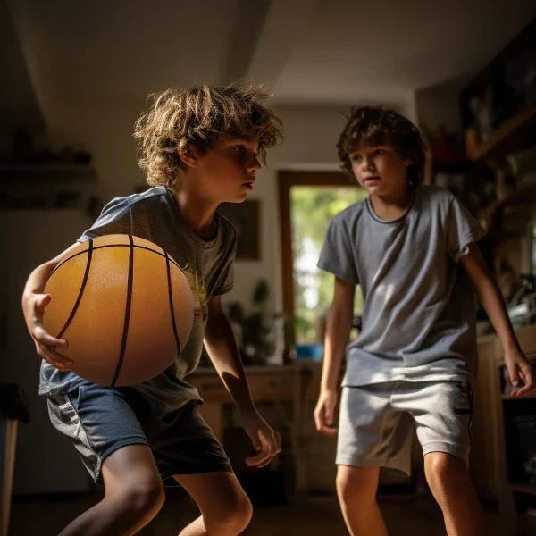 Professional Silent Basketball with Noiseless Foam Technology - High-Density Indoor Training Ball with Optimal Bounce, Safe & Neighbor-Friendly