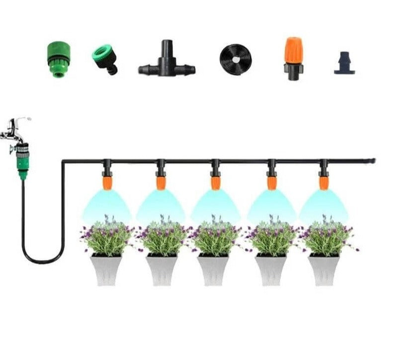 Professional Sprayer Set | Time- and Water-Saving Irrigation System | Adjustable Spray Heads | Suitable for Gardens and Yards | Easy Installation