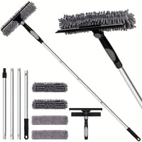 Professional Telescopic Window Cleaner - Streak-Free Windows