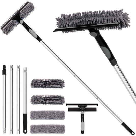 Professional Telescopic Window Cleaner - Streak-Free Windows