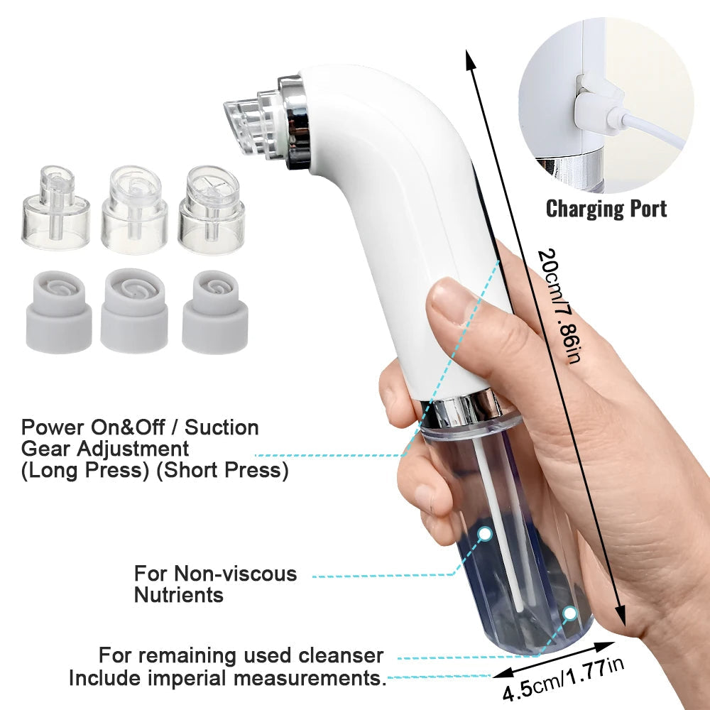 Professional Vacuum Nose Blackhead Remover - Deep Cleansing with Suction Technology
