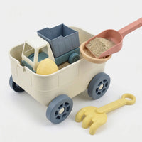 Pull-Along Wagon Beach Toy Set
