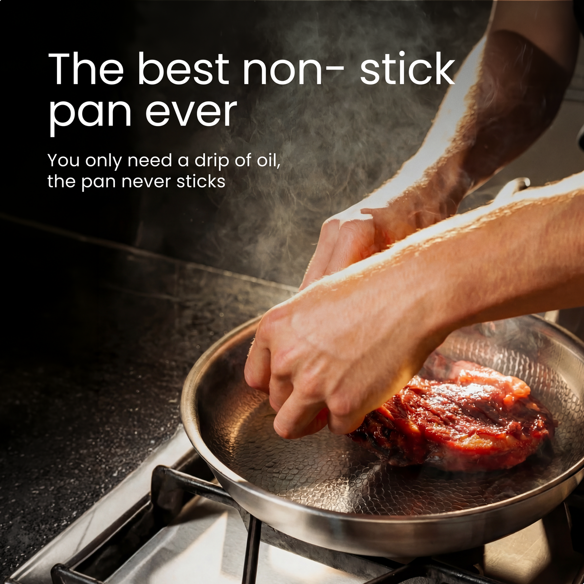 Pure Titanium Frying Pan - 100% PFAS-Free
