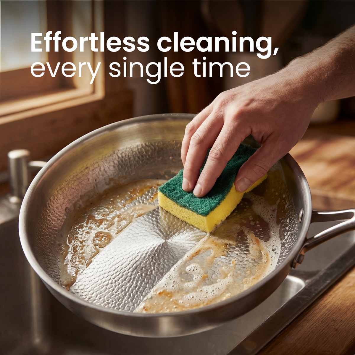 Pure Titanium Frying Pan - 100% PFAS-Free